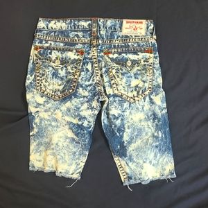 True religion cut short jeans 36